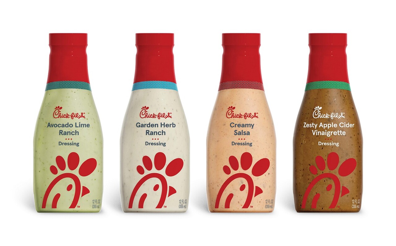 Now Selling Bottled Salad Dressings In Stores Chick fil A
